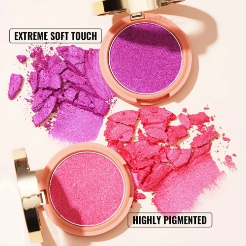 Miniatura 6 de Oulac Polvo de maquillaje de rubor marrón ciruela, mezcla de rubor en crema de color rico, piel bronceada mate natural, vegano y libre de crueldad