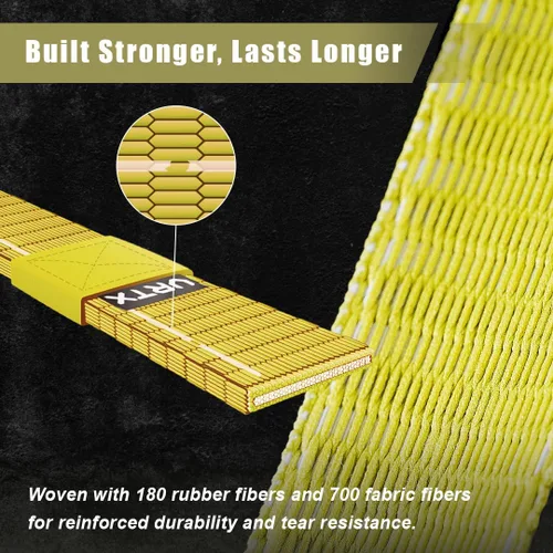 Miniatura 4 de VRTX No.00 Bandas de resistencia de tela para hombres y mujeres Banda larga de ejercicio para entrenamiento, estiramiento, yoga, entrenamiento