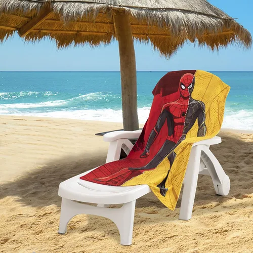 Miniatura 6 de Northwest Toalla de playa Spider-Man, 30 x 60 pulgadas, rojo dorado Rip Rojo Oro Rip