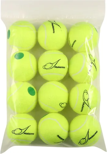 Miniatura 3 de insum Pelotas de tenis para niños jóvenes de fieltro para adolescentes principiantes, rojo, naranja, verde, 25%, 50%, 75% velocidad más lenta Baja