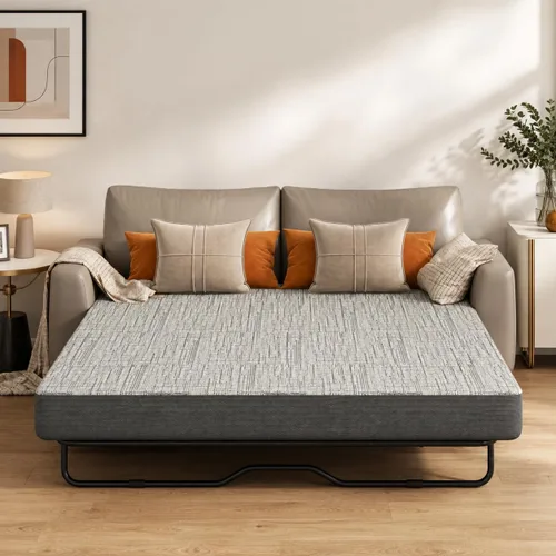 Miniatura 13 de sogesfurniture Colchón de tamaño matrimonial, colchón de espuma viscoelástica de gel de carbón de bambú de 10 pulgadas para un sueño cómodo y un