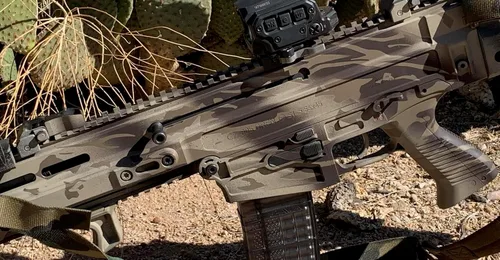 Miniatura 5 de Acid Tactical® Paquete de 2 plantillas de pintura en aerosol para aerógrafo de camuflaje de diseño único de 9 x 14 pulgadas, pistola Duracoat