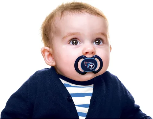 Miniatura 3 de BabyFanatic - Chupete de 2 unidades, NFL Tennessee Titans, equipo oficial de la liga