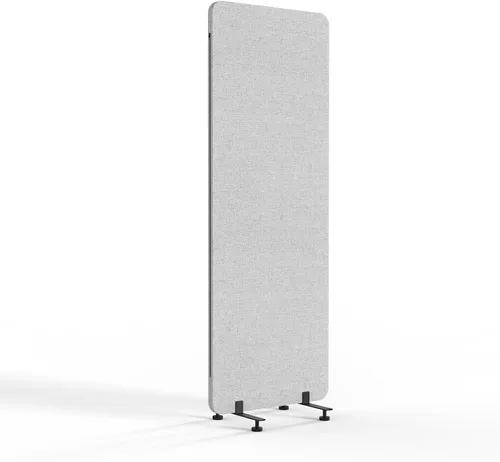 Miniatura 9 de VINGLI Divisor de habitación con pantalla, partición de privacidad independiente, paneles conectados con cremallera con ruedas, separador de espacio
