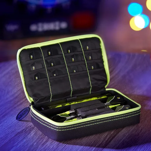 Miniatura 8 de Casemaster Plazma - Estuche para dardos de punta suave y de acero, tiene capacidad para 3 dardos y cuenta con tubo de almacenamiento integrado