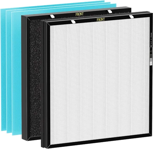 RFM80 Filtro de repuesto HEPA verdadero para purificador de aire Oransi Max OVHM80, filtro HEPA H13 Ture, filtro de carbón activado de alta