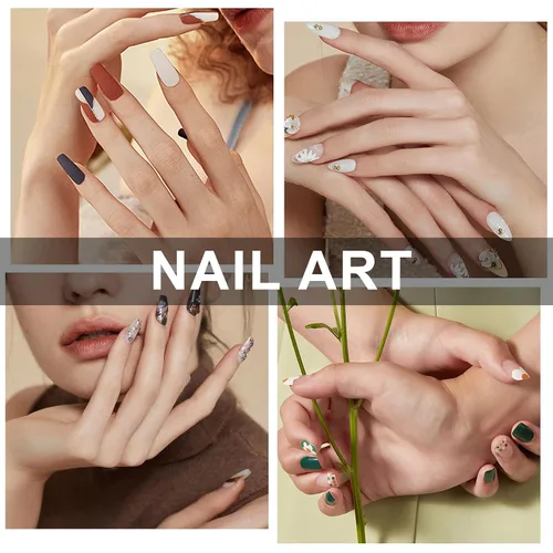 Miniatura 7 de KEMEISI 6 pinceles para arte de uñas, pincel de rayas para pintura de esmalte de gel, pincel de detalle fino, diseño de arte de dibujo fino