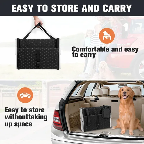 Miniatura 4 de Rampas para perros grandes – Escalones portátiles para perros para automóviles y SUV, camiones, escaleras ligeras antideslizantes para perros que