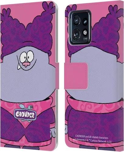 Miniatura 7 de Head Case Designs Chowder - Funda de piel con licencia oficial de Chowder: diseño de personajes de la serie animada, compatible con Motorola Moto