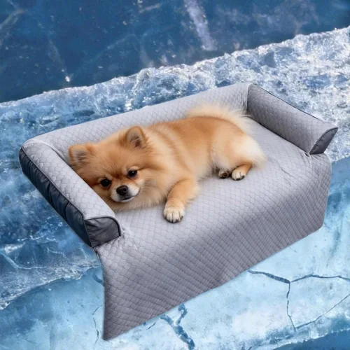 Miniatura 51 de Cama calmante para perro, tapete de felpa esponjoso para perros con protector de muebles con funda extraíble lavable para perros y gatos grandes