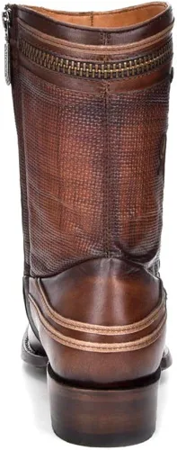 Miniatura 5 de Bota Hombre Cuadra en Piel Genuina Marrón