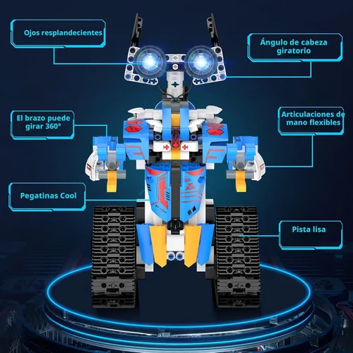 Miniatura 2 de Juguetes robot para niños de 8 a 16 años con aplicación o control remoto, kit de bloques de construcción programables científicos, proyectos STEM