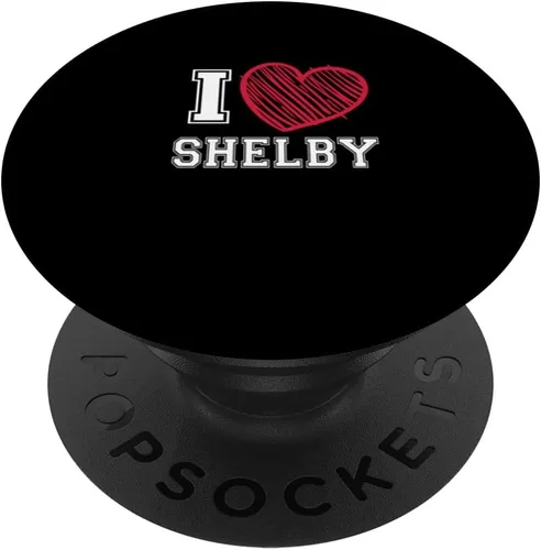 Miniatura 6 de I Heart Shelby First Name I Love Shelby Personalized PopSockets MagSafe PopGrip for iPhone