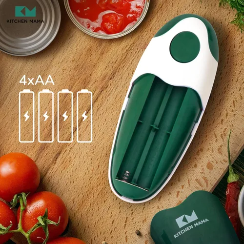 Miniatura 7 de Kitchen Mama Auto 2.0 Abridor de latas eléctrico: la cuchilla abre casi cualquier lata de pop o refresco - Automático, manos libres, seguro, borde