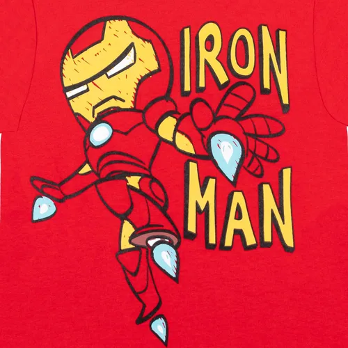 Miniatura 7 de Marvel Paquete de 4 camisetas deportivas de los Vengadores Spider-Man de Iron Man Thor Capitán América, para niños pequeños y grandes
