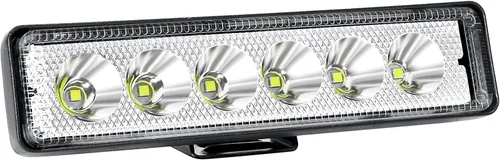 Willpower 1 pieza 18W 15 cm LED Luz de Trabajo Luz de Foco Barra de Luz LED de Fila Única 12V 24V Super Delgada Luces de Conducción Todoterreno