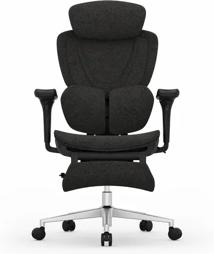 Miniatura 11 de FLEXISPOT Sentinel Silla ergonómica para juegos con reposabrazos 3D lumbares adaptables de doble ala de 120°, 3 posiciones, respaldo ajustable