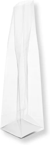 Miniatura 9 de Bag Tek - Restaurantware - Bolsas de celofán transparente sellables con calor con inserto de papel - Caja de 100 bolsas de 2 x 1.5 x 5 pulgadas
