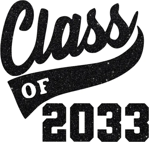 Miniatura 28 de Graduation Iron On Transfer, Class of 2033 Tshirt Decal, High School College Senior Shirt Sticker, HTV Graduate Patch, Pick Size Color, Iron-On Gold