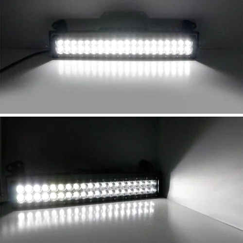 Miniatura 9 de iJDMTOY Barra de luz LED de 20 pulgadas de rejilla inferior compatible con Ford F250 F350 Super Duty 2011-16, incluye (1) barra de luz LED de alta