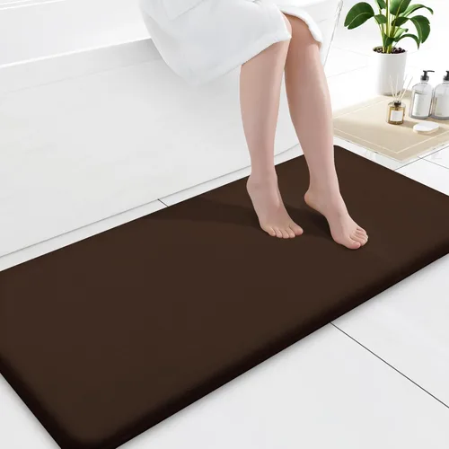 Miniatura 103 de Smiry Tapetes de Baño de Espuma Viscoelástica 36 x 24 pulgadas, Tapetes de Baño Extra Suaves y Absorbentes, Alfombra Antideslizante Lavable