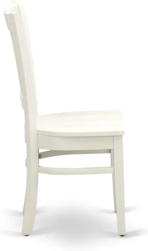 Miniatura 11 de East West Furniture NOVA5-LWH-W - Juego de mesa de comedor de 5 piezas, incluye una mesa de cocina rectangular con hojas de mariposa y 4 sillas