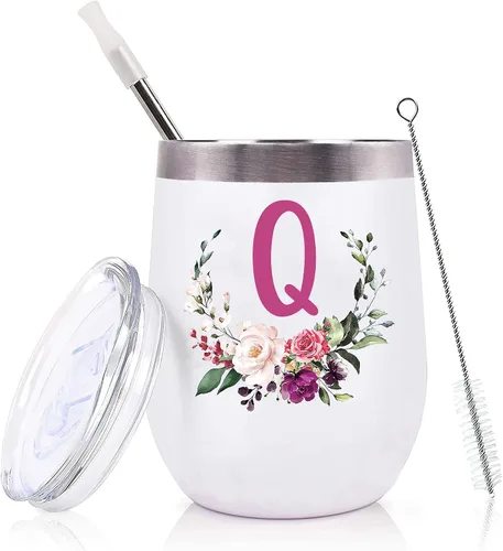 Miniatura 20 de PFL Regalos de Boda para Dama de Honor de la Novia - Regalos de Despedida de Soltera - Amigas de la Novia y Hermanas - Taza de Café de Vino de 12 oz