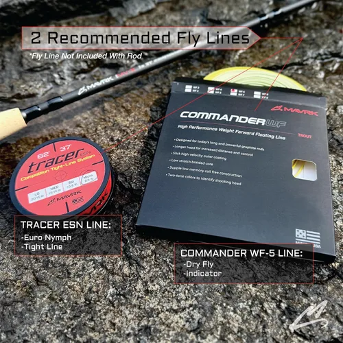 Miniatura 6 de MAVRK USA Fly Fishing Rod Euro Nymph & Dry Fly Rods 2 in 1 Convertible Design Lightweight, Extra Sensitive, Precision Action, Freshwater Trout