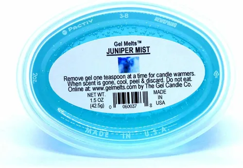 Peel, MELT and Enjoy - Juego de 3 esmaltes de gel aromático de Navidad Melts Juniper Mist, Bayberry, Cedro Gel Wax para calentadores y quemadores
