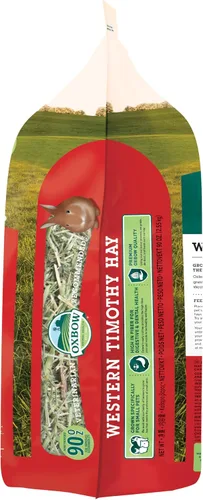 Miniatura 18 de Oxbow Western Timothy Hay, heno de conejillo de indias, suministros para conejitos de mascotas pequeñas, hierba natural para conejillo de indias