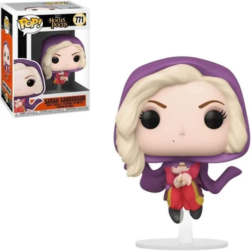 Miniatura 6 de POP Disney: Hocus Pocus – Sarah Sanderson Flying Funko Pop! Figura de vinilo (con funda protectora compatible con caja pop box), multicolor, 3.75