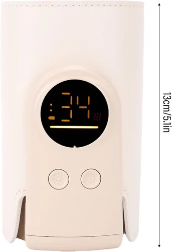 Miniatura 5 de Calentador de biberones, temperatura constante, calentadores portátiles de leche para bebés, botella eléctrica, manga cálida para viajes al aire