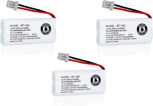 JustGreatDealz Batería BT-1021 BT1021 BBTG0798001 para teléfonos inalámbricos Uniden (paquete de 3)