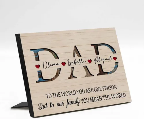 Miniatura 13 de D-Story Regalos de fotos personalizados, álbum de fotos personalizado para colgar/mesa, regalos para el mejor papá, panel de fotos personalizado