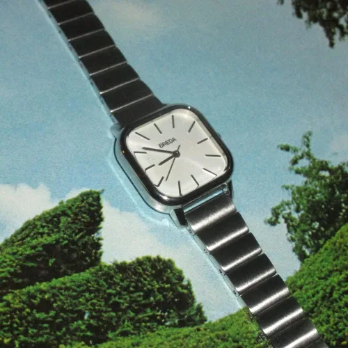 Miniatura 5 de Breda Esther 1735 Reloj de pulsera cuadrado con pulsera de acero inoxidable, 1.024 in
