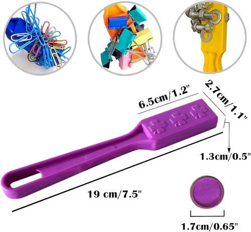 Miniatura 2 de Set de Fichas de Bingo Magnéticas Yuanhe - Varitas Magnéticas de 6 Colores con 600 Fichas Metálicas para Contar y Clasificar, Actividades Educativas