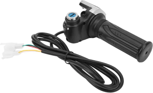 Miniatura 5 de Empuñaduras de mango de acelerador, juego de llaves de bloqueo de acelerador de bicicleta eléctrica, indicador LED para motocicleta Scooter 48V