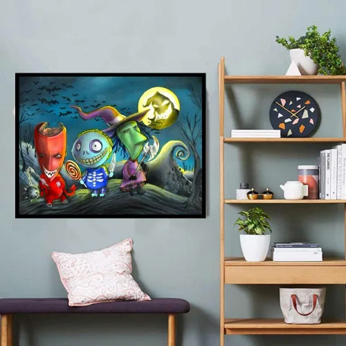 Miniatura 4 de MMAHD Kits de pintura artística de diamantes para adultos, película redonda 5D de taladro completo, arte de diamantes, perfecto para relajación