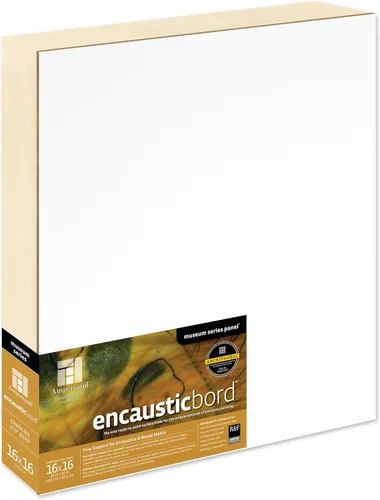 Miniatura 57 de Ampersand Art Supply Panel de pintura de madera: Serie Museo Encausticbord, 7/8 pulgadas de profundidad, 8 "x 10" Profundidad de 7/8 pulgadas