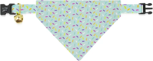 Miniatura 19 de Ultra Joys Collar de gato con campanas - Separable para gatitos y gatos - Estampado a cuadros naranja pequeño Solo cuello a cuadros