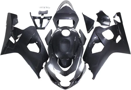 Miniatura 21 de Carenado completo de plástico blanco brillante para Suzuki 2004 2005 GSXR 600 750 inyección ABS nuevo Aftermarket Kit Kit de carrocería 04 05 10