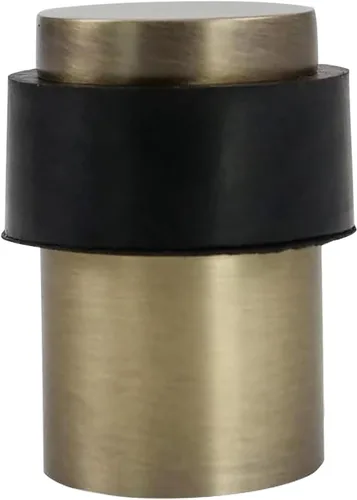 Miniatura 13 de KHTUMEWARE Paquete de 6 topes de puerta de piso de 1-1/2 pulgadas, tope de puerta negro mate, protector de pared para puerta comercial, cuña
