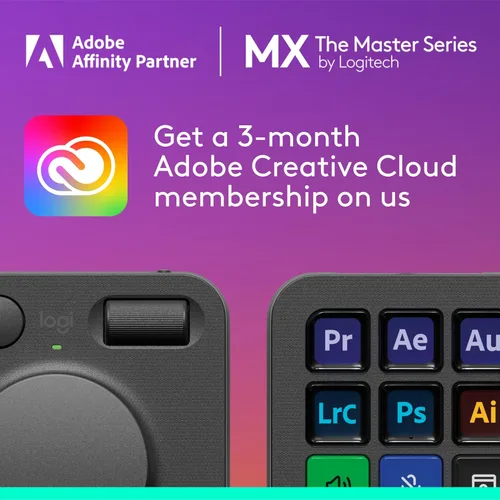 Miniatura 2 de Logitech MX Creative Console, 9 teclas LCD personalizables, accesorios Stream Deck, dial de control para diseño gráfico, Adobe, Zoom, Spotify