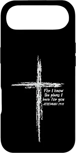 Miniatura 27 de Cross I Know The Plans Verse Bible Jesus God - Funda de regalo cristiana para iPhone 17