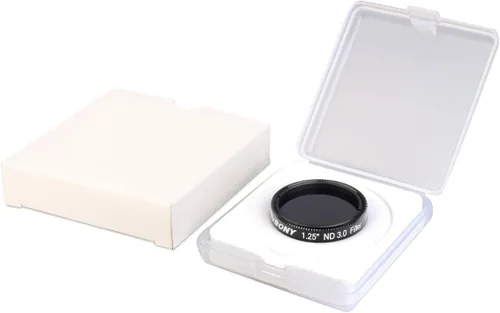 Miniatura 7 de SVBONY Filtro de telescopio SV139 Filtro de luna 0.1 por ciento de transmisión 1.25 pulgadas ND1000 Filtro de densidad nutritiva para telescopio