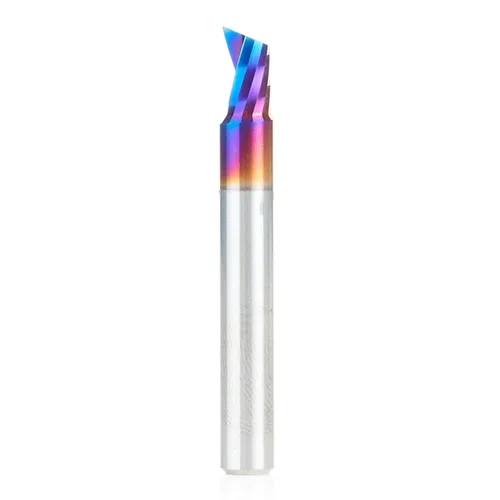 Miniatura 17 de Amana Tool Spektra 51445-K, 51445-K, 1/8 D x 5/8 CH x 1/4 SHK x 2-1/2 pulgadas de largo, acabado de espejo