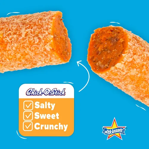 Miniatura 3 de Atkinson Chick-O-Stick - Mini aperitivos veganos, 48 palitos envueltos, dulces crujientes para bolsas