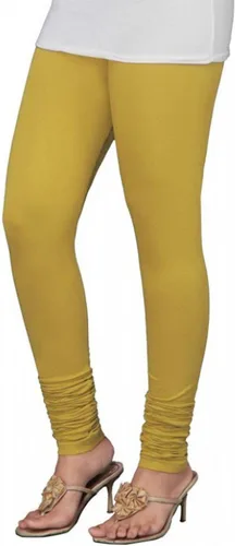Miniatura 31 de ladyline Leggings Churidar elásticos de algodón para mujer Extra largos de longitud completa de cintura alta Talla regular y grande Pantalones
