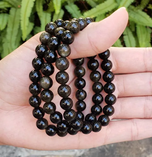 Miniatura 2 de Adabele 1pc Natural Stretch Gemstone Bracelet 8mm (0.31") Bead 7" to 8.5 inch Healing Crystal Energy Quartz Chakras Jewelry Women Men Birthday Gift
