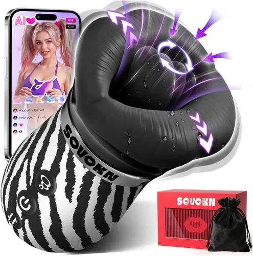 Miniatura 12 de Vibrador de juguete sexual para adultos para mujeres – Sovokn 5 en 1 vibrador de succión bucal rosa juguete sexual 10 lamiendo la lengua, 3 juguetes